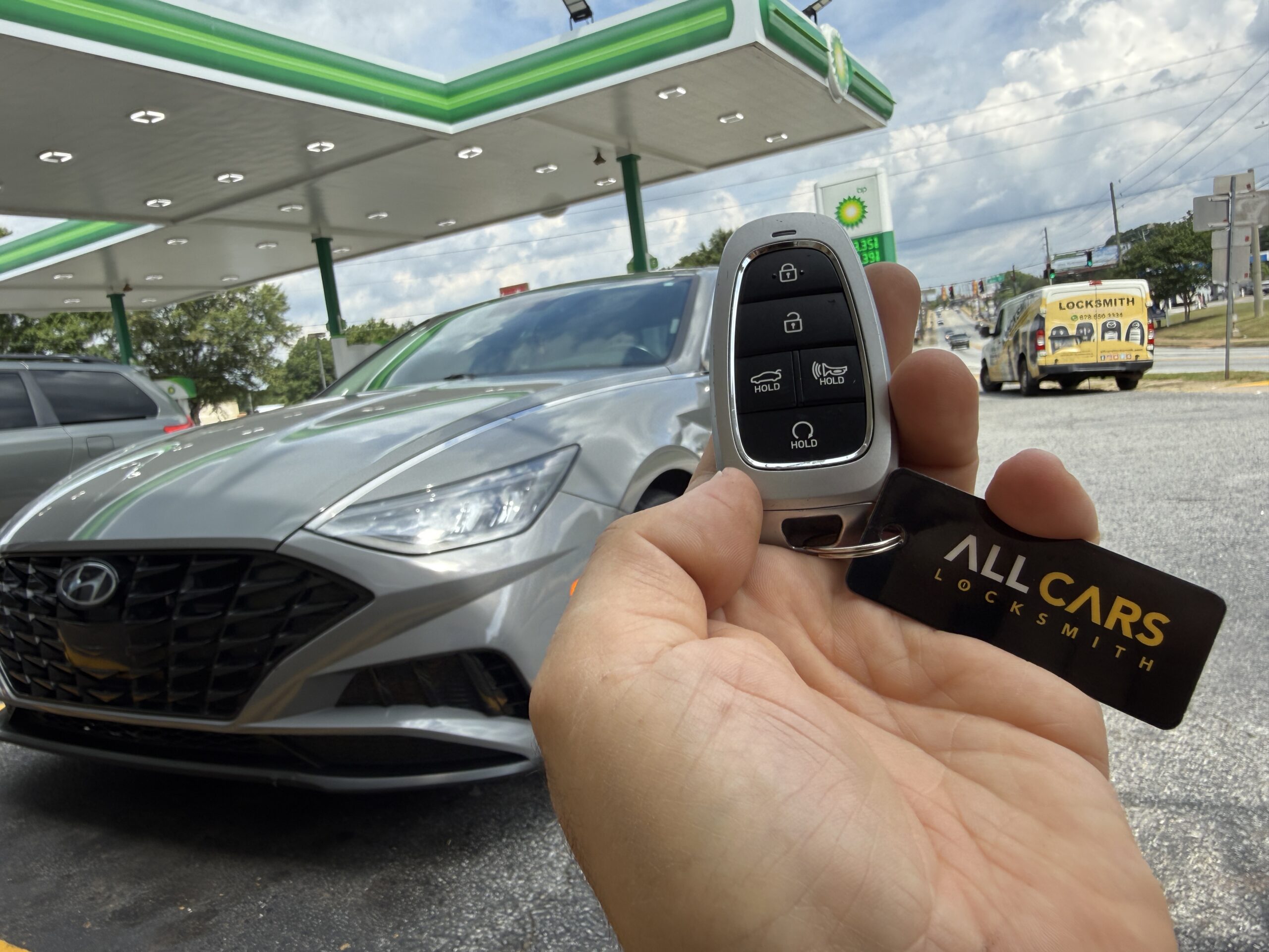 Hyundai Elantra key fob replacement in Winder, GA